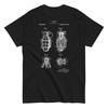 1921 Hand Grenade Patent Vintage Military Blueprint Art TShirt 100 Cotton ONeck Short Sleeve Summer Casual Mens Tshirt