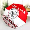 1 PC Automatic Folding Umbrella - AFC Ajax Custom Name Pattern, Portable & Foldable Design with 8 Ribs, Christmas Birthday Gifts