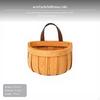 Woven Wall Hanging Basket, RattanLike Storage, Multifunctional Organizer for Kitchen & Home Décor,