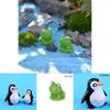 Adorable Penguin Father And Son Figurine Featuring Fine Workmanship And Realistic Design