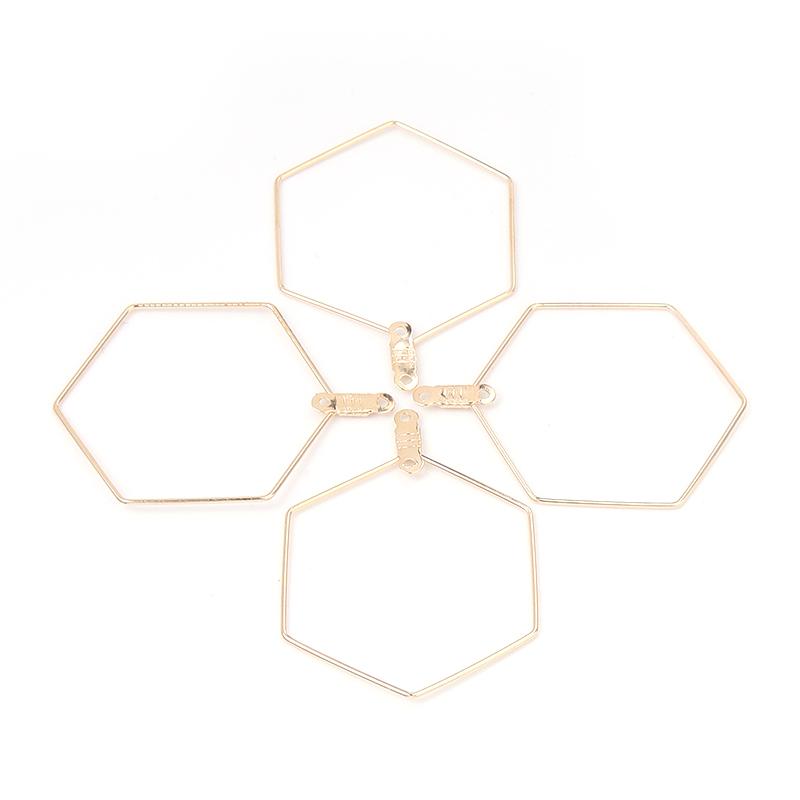10pcs/lot Geometric Shape Earring Frame Drop Earrings Findings Irregular Ear Wire Hoop for Jewelry Making DIY Earring Findings