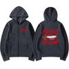 Sweat à capuche zippé avec bouche Maneskin, groupe de rock italien, pour homme et femme, surdimensionné, décontracté, cardigan zippé, manteaux mode rétro