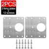 2/4Pcs Hinge Repair Plate Cabinet Furniture Drawer Table Scharnier Stainless Steel Household Hardware Hinge Fixing Brace Bracket
