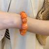 Acrylic Irregular Square Round Beaded Bracelet for Women Simple Korean Hand Accessories