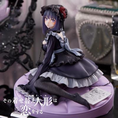 My Dress-Up Darling Anime Figur Schwarzes Dienstmädchen-Outfit Kitagawa Marin Actionfigur Schreibtischfigur Sammlermodell Spielzeug Geschenk