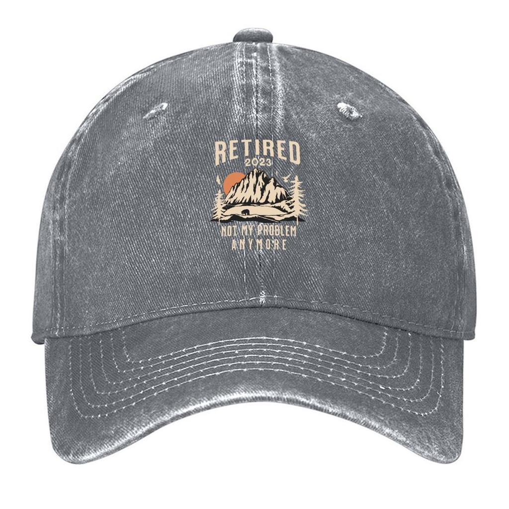 2026 Retired Since 2023 Not My Problem Anymore Baseball Cap Sun Cap Anime Hat Golf Wear Icon Luxury Woman Men's