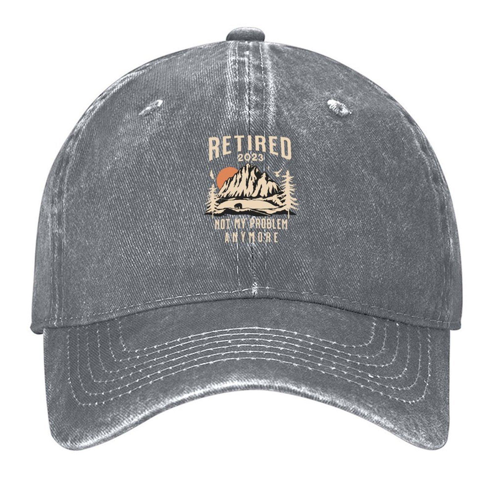 2026 Retired Since 2023 Not My Problem Anymore Baseball Cap Sun Cap Anime Hat Golf Wear Icon Luxury Woman Men s