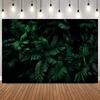 Tropical Leaves Backdrop Various Green Plants Fern Palm Leaf Elements Photo Background For Jungle Theme Birthday Party Portrait10