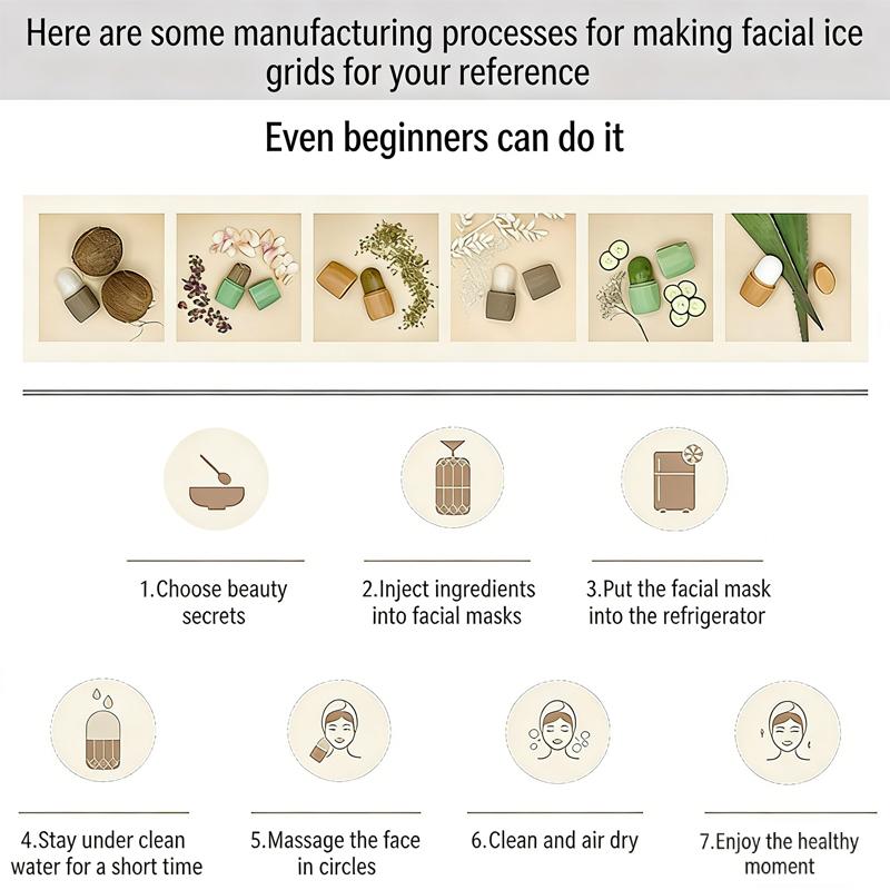 Ice Face Roller Facial Lifting Contouring Tools Silicone Ice Cube Trays Ice Globe Balls Eye Face Massager Beauty Skin Care Tools