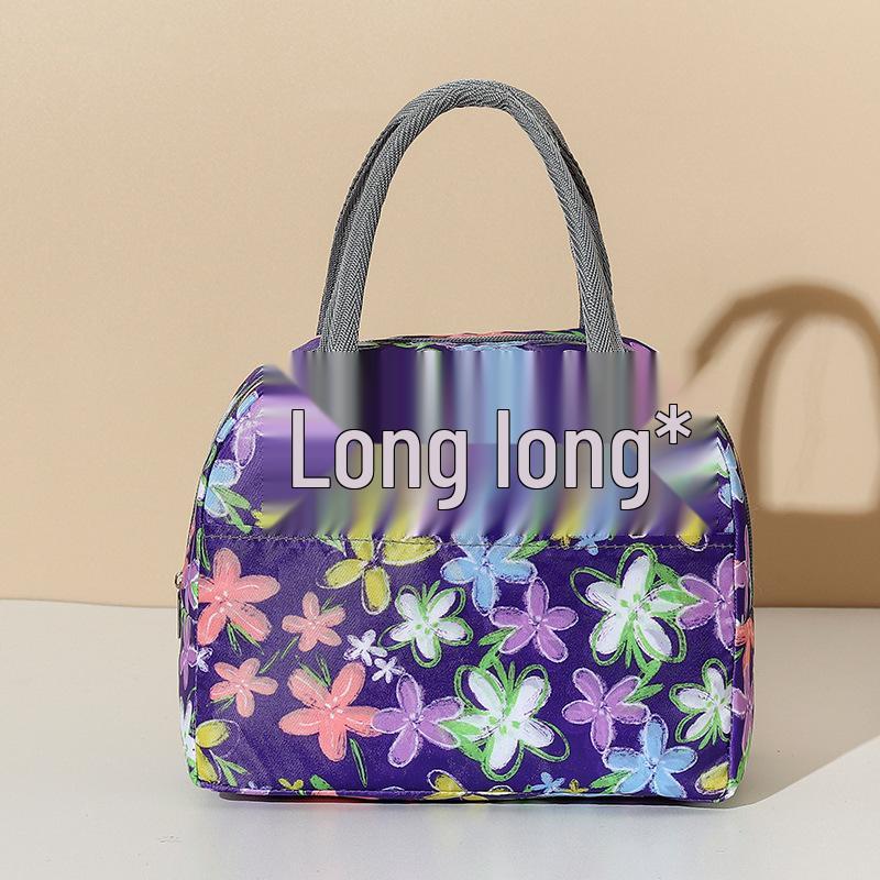 Insulated Large-Capacity Oxford Cloth Lunch Bag for Students