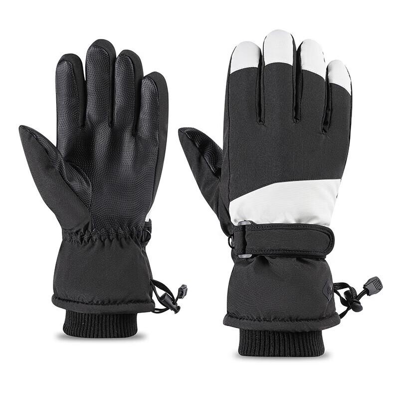 Xihong Windproof Waterproof Warm Ski Gloves with Knob Tightening