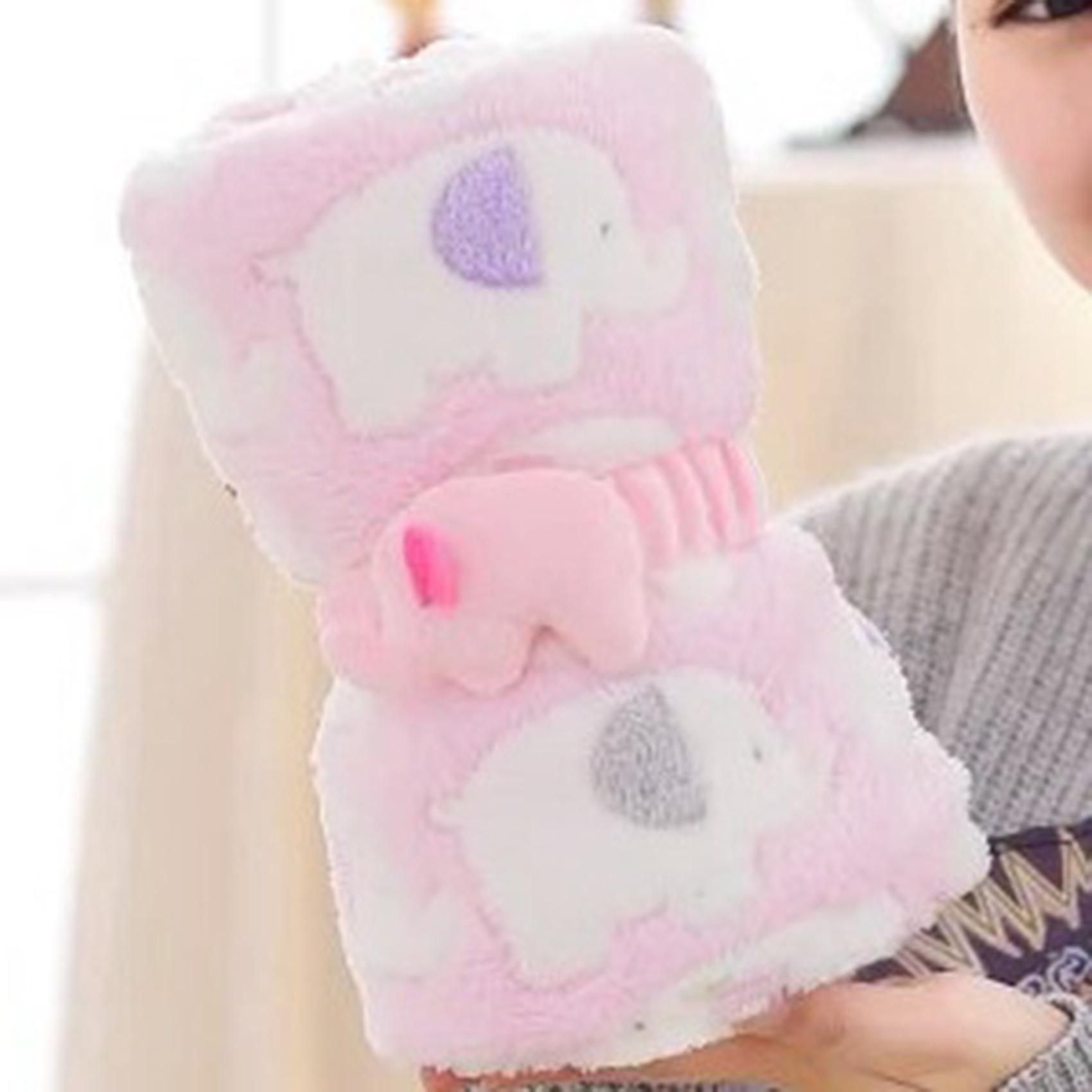 

Детское одеяло и пеленка для новорожденных, теплое одеяло из мягкого флиса, зимний однотонный комплект постельного белья, фланелевое одеяло, детское постельное белье, пеленка-конверт розовый