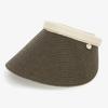 CR13C Women's Flexi Weaving Sun Cap GRAY Comfortable