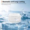 for Airpods Pro 3 Case Accessories Soft TPU Transparent Protective Shockproof Case with Cleaning Kit Keychain for Airpods Pro 3