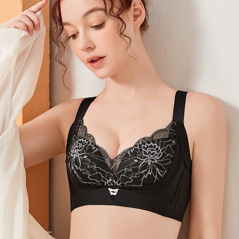 

Adjustable Women s Push-Up Bra for Small Chest - Anti-Sag, Side Support, Comfortable 75C чорний