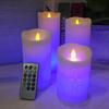 Dancing flame LED Candle with Remote Control, Pillar Candle for Wedding Christmas Decoration/Room
