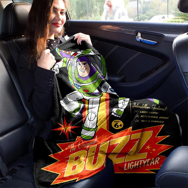 1pc, Buzz Lightyear Deluxe Space Ranger: A Perfect Gift, Blanket, Ideal for Bedroom, Living Room, Travel, Camping, Car, Beach, Office Naps, Suitable a