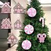 15pc Gingerbread Man Christmas Tree Ornaments - Soft PVC Hanging Decorations