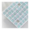 1 Pair 3D Rhinestone Nail Art Charm Light Sea Blue Geometric Faux Crystal Nail Design Jewelry DIY Crafts Nail Decoration