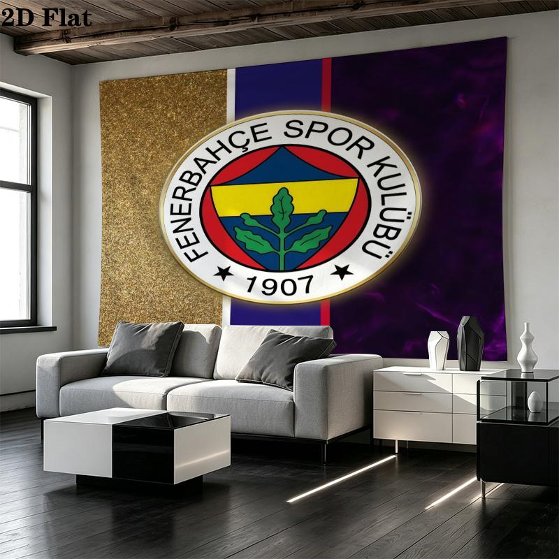Nástěnná tapiserie Fenerbahce – Závěsná dekorace na stěnu do ložnic, kolejí a pro domácí dekoraci
