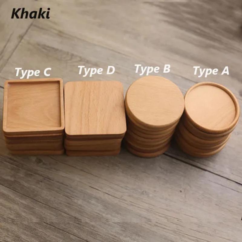 1 Stk. Kreatives Holz Kaffeetassenuntersetzer Langlebig Rutschfest Hitzebeständig Isolierend Tassenuntersetzer Nur Tassenuntersetzer