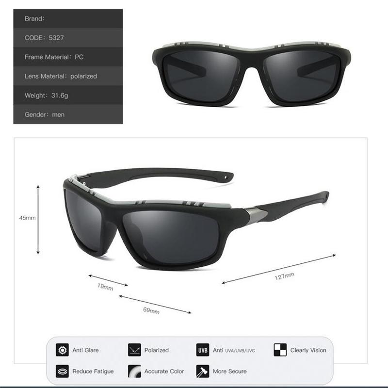 Outdoors Sports Windproof Myopia Sun Glasses Men Car Driving Nearsighted Sun Glasses With Diopters 0 -0.5 -0.75 To -6.0