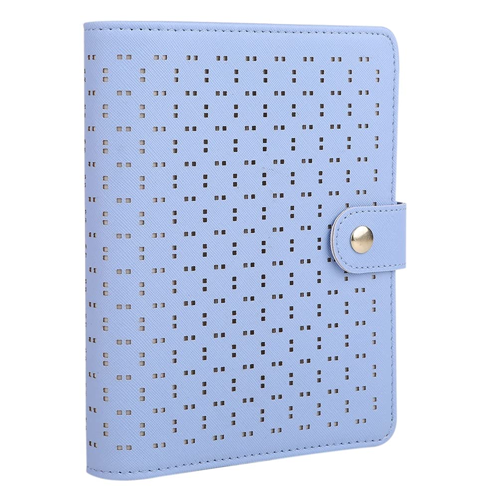 

Monobox B6 System Planner, Bible Size, Cute Dot Pattern, Belt Button, Includes 10 Convenient Refills, Sky Blue, B6monobasicpro4