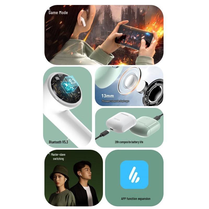 

Edifier LolliPods True Wireless ANC Semi-in-ear Earbuds