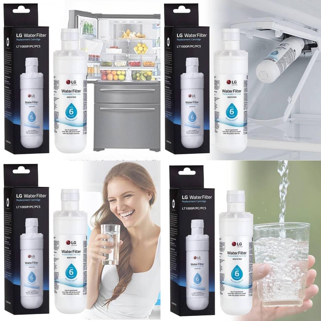 Lt1000p Vodní filtr do chladničky Vysoká kapacita 200 galonů Bílý čistič