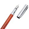 LACHIEVA LUX Luxury Writing Natural Karin Wood Fountain Pen with Gift Set Instruments German-Made Nib, (Karin)