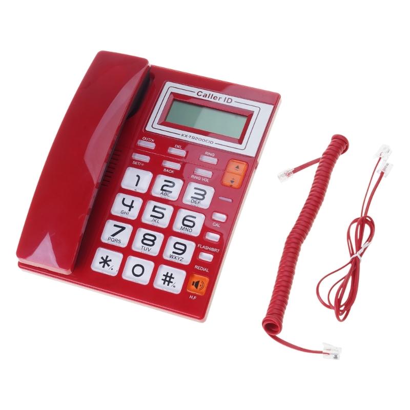 Desktop Corded Telephone for Home Landline Telephone with Big Button Speakerphone Telephone for Home Office Hotel