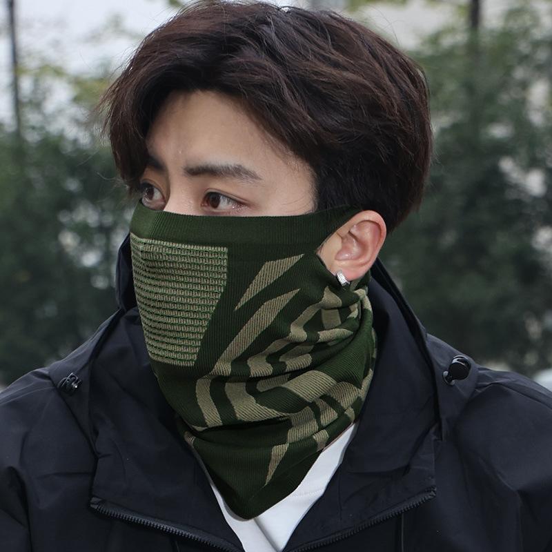 Winter Warm Motorcycle Mask for Men and Women, Elastic Breathable Riding with Neck Gaiter for Outdoor Sports, Running, Skiing
