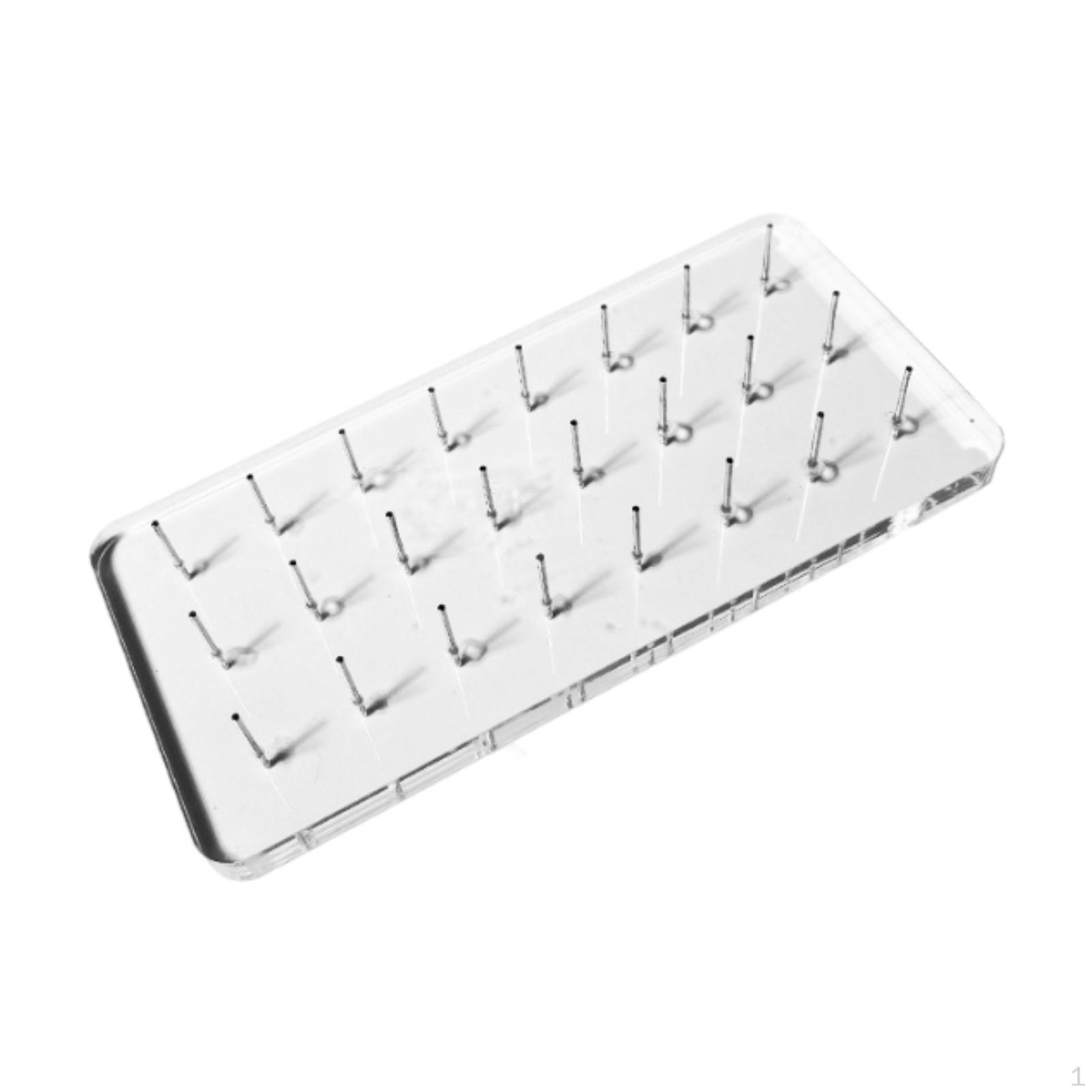 

Подставка для бусин, акриловые аксессуары, подставка для демонстрации подвесок, многоразовые подарки на день матери, сделай сам, мужчина ко дню святого Валентина 24 pin