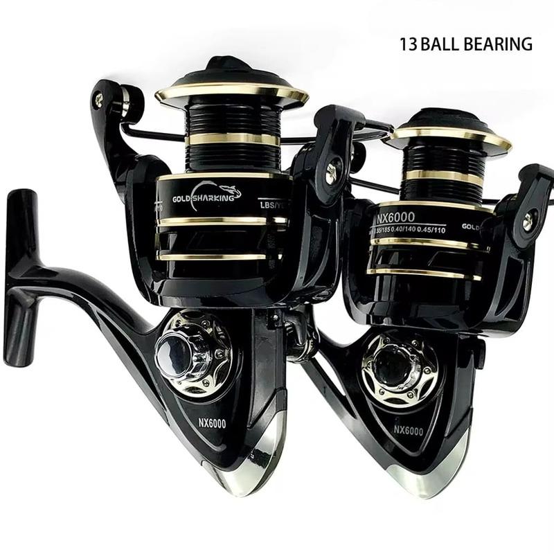 Noua bobină metalică de înaltă calitate, apă de mare 5.2:1/4.7:1 mulinetă universală de pescuit spinning 2000-7000 Mulinetă de pescuit cu apă sărată Mulinetă de pescuit