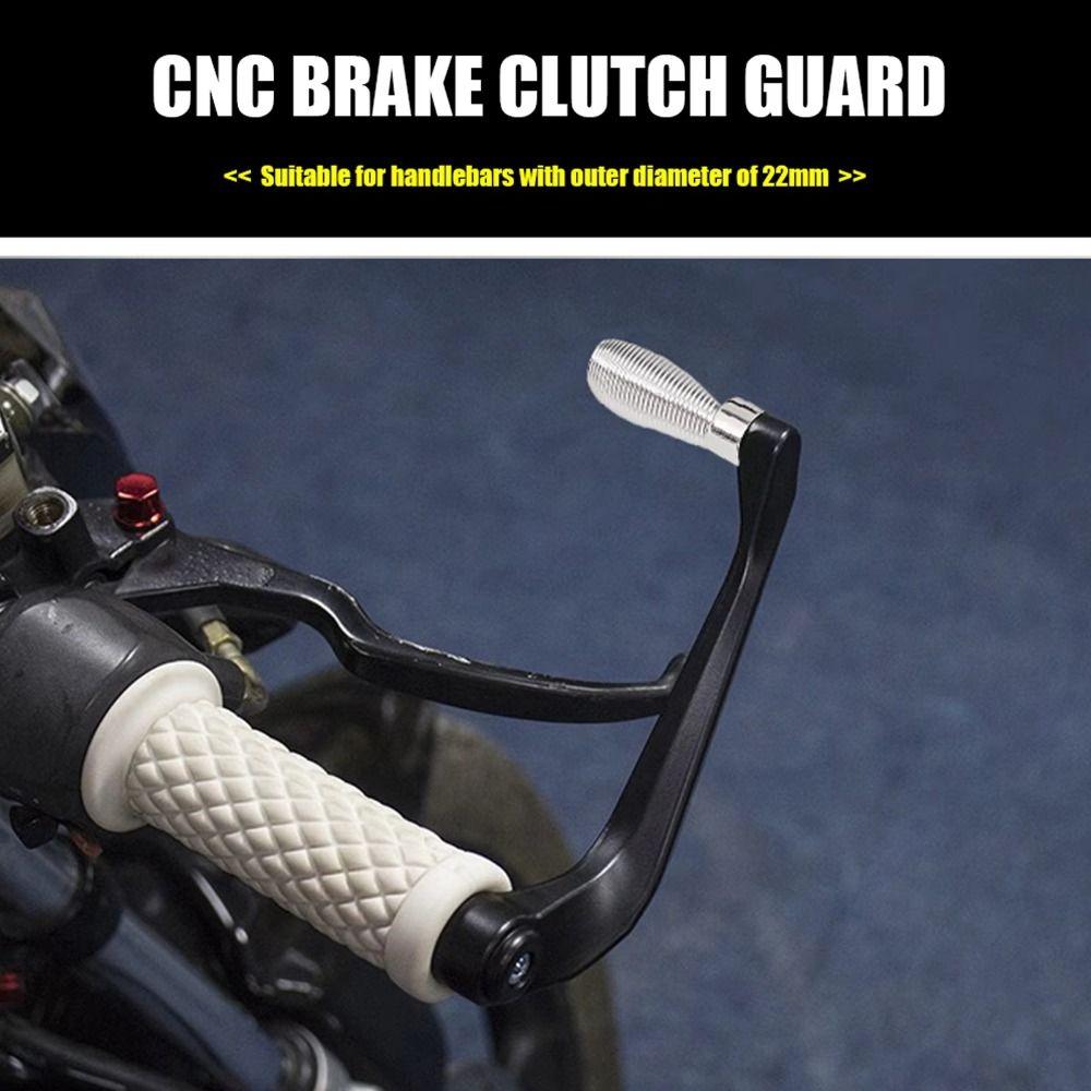 Aluminum Handlebar Brake & Clutch Lever Universal Horn Protector Retrofit Handguard Hand Guard