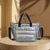 Casual Tote Bag, Elegant And Cotton Padded Shoulder Bag for Women, Ideal Outdoor Activities.