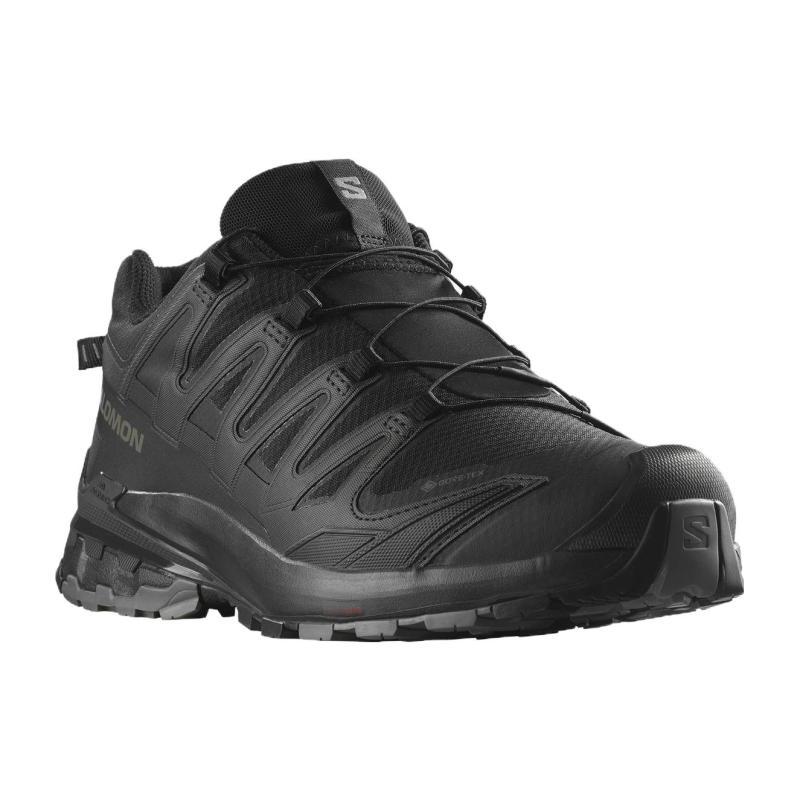 SALOMON XA Pro 3D V9 Wide Gore Te Cushioning Low top Outdoor Shoes Men's Black Sneakers 472770