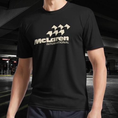 

Mclaren International Логотип Активная футболка Смешная Размер от S до 5XL 2XL