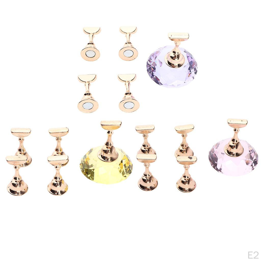 Holder Rack Manicure Practice Display Stand Crystal Set diy Kit (5 Holder)