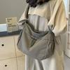 Fashion Nylon Hobos Crossbody Bags Solid Casual Zipper Women's Bags  High Capacity Solid Color Single Shoulder Totes Bag