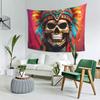 Aztec Skull7 Tapestry Decoration Art Aesthetic Tapestries for Living Room Bedroom Home Wall Cloth Wall Hanging