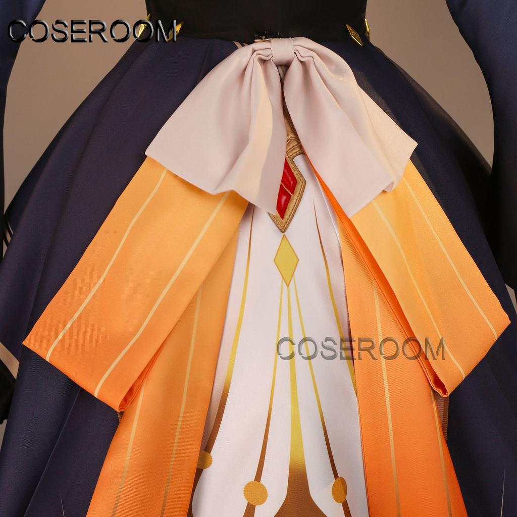 Costume Cosplay Honkai Star Rail Completo da Donna, Elegante Abito Multicolore da Personaggio del Gioco per Halloween Comic-Con Role-Play