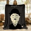 1pc Charlie Chaplin Outdoor Blanket Lightweight Flannel, Soft & Warm, All-Season Use for Sofa, Outdoor, Camping, Living Room, Office063