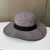 Spring and summer new thin mountaineering quick-drying hat women's outdoor big eaves sunscreen bucket hat sunshade sunscreen camping hat
