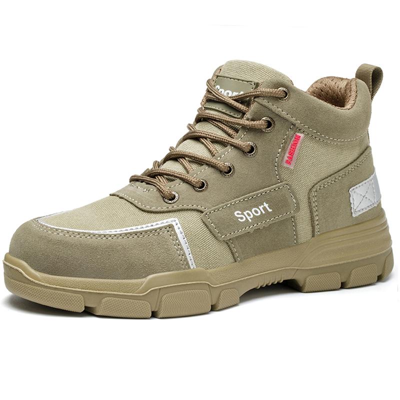 

Мужская неразрушимая обувь, устойчивая к проколам защитная обувь, мужские ботинки, противоударные рабочие ботинки, противоожоговая обувь для сварщиков, защитные ботинки 44