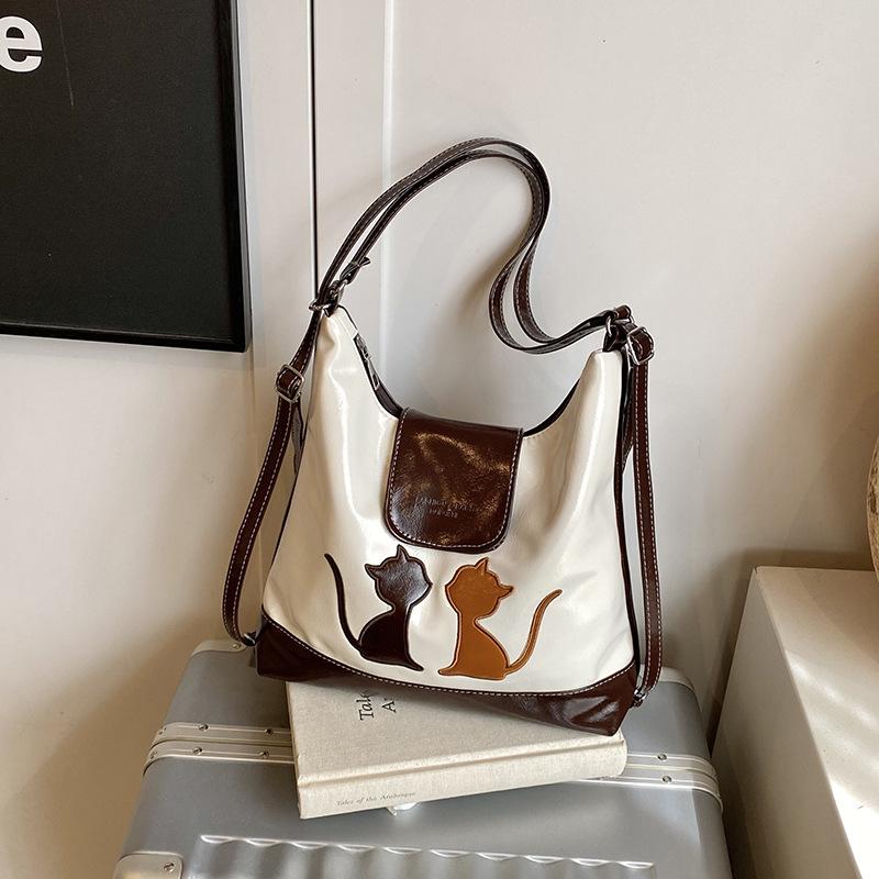 

Большая вместительная женская сумка 2025 года, новая модная сумка, универсальная сумка через плечо, многоцелевая женская сумка подмышкой