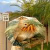 1PC Rabbit Carrots Garden Scene Automatic Umbrella - Suitable Travel Outdoor Portable Umbrella Birthday Gift Daily Essentials