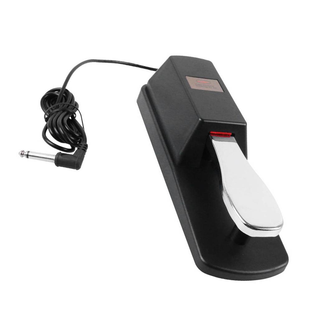 Sustainpedal med kabel Fotpedal Kompatibel med Alla Elektroniska Klaviaturer Digitalpiano
