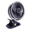 Desk Fan with Clamp and Light Quiet Battery Operated Portable Small USB Desk Fan for Bedroom Office