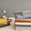 Solid Color Brushed Cotton Bed Sheet - Single Bed Cover for Dormitory or Export